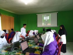 Kasi Pendidikan Madrasah Beserta Pengawas Kemenag Monitoring ANBK Di Madrasah Aliyah Makrifatul Ilmi